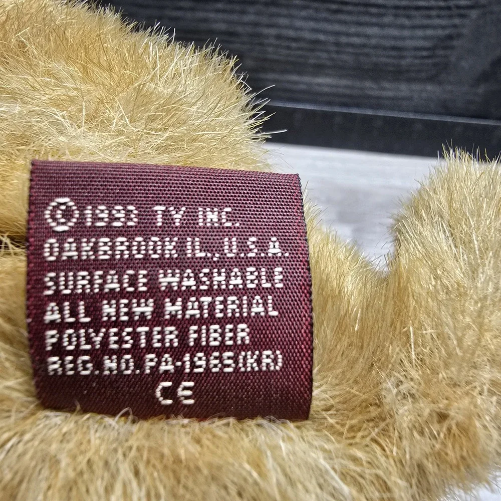 1993 Ty ‎ Attic Treasures - Ty Collectibles - MORGAN, brown monkey - w/tags